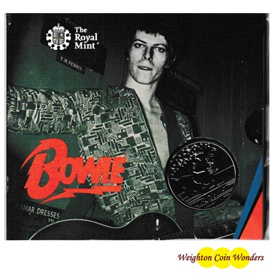 2020 BU £5 Coin Pack - David Bowie (edition 3) - Click Image to Close